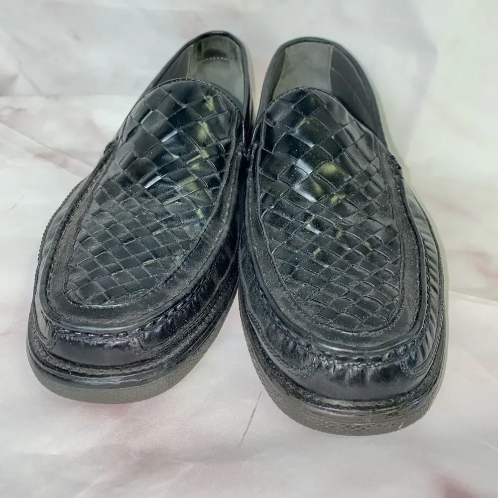 Florsheim Braided Brazilian Leather Loafers Size 10.5D